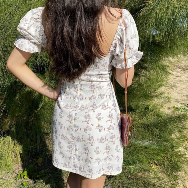 aesthetic floral dress - Image 4