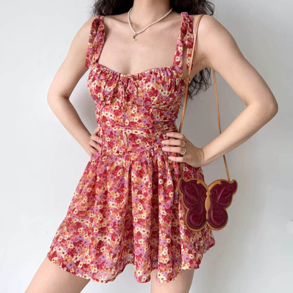 flower suspender dress - Image 2