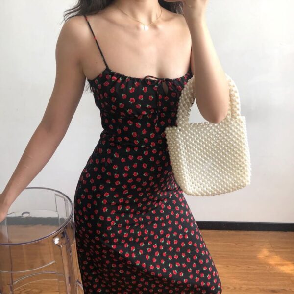 vintage floral midi dress - Image 2