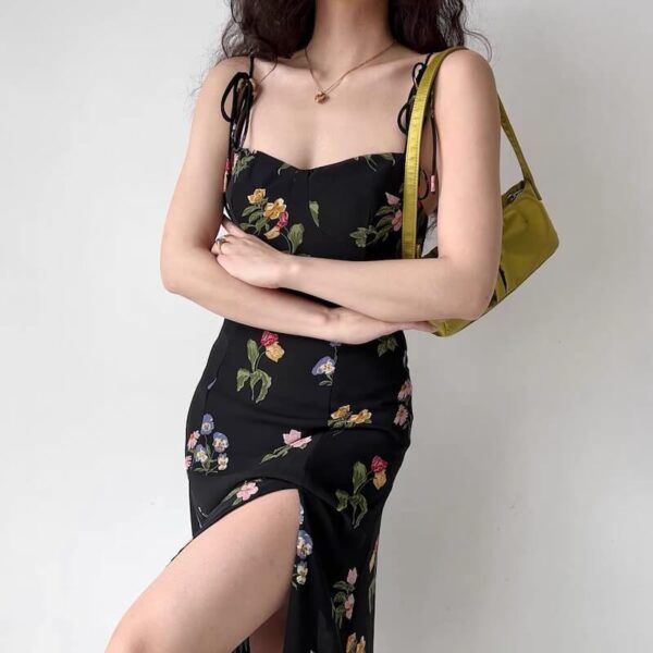 Vintage floral beach dress - Image 2