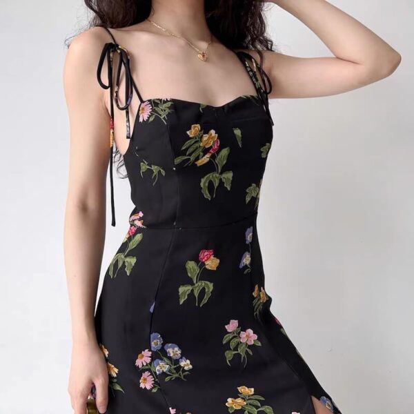 Vintage floral beach dress - Image 3