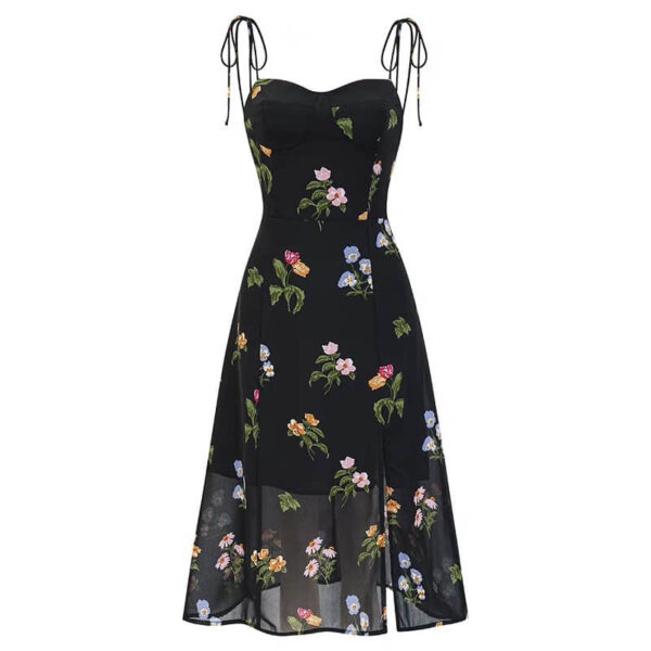 Vintage floral beach dress - Image 5